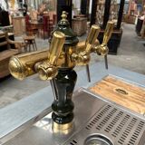 Solid oak bar counter