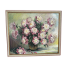 Tableau ancien bouquet de pivoines