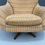 Swivel Armchair for Jitona Soběslav, 1970s, Czechoslovakia
