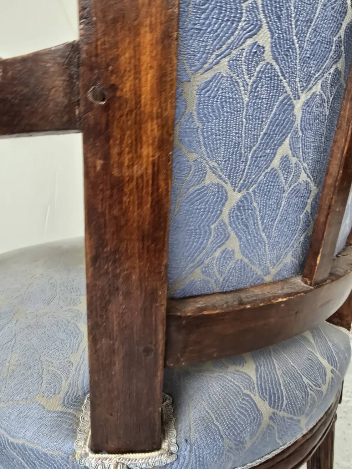 Pair of 18th-century Louis XVI cabriolet armchairs