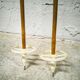 Wooden ski poles