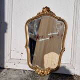 Louis XV style gilded mirror