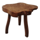 Small brutalist tripod coffee table