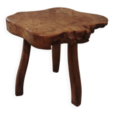 Small brutalist tripod coffee table
