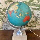 Globe terrestre lumineux 1965 édition Taride