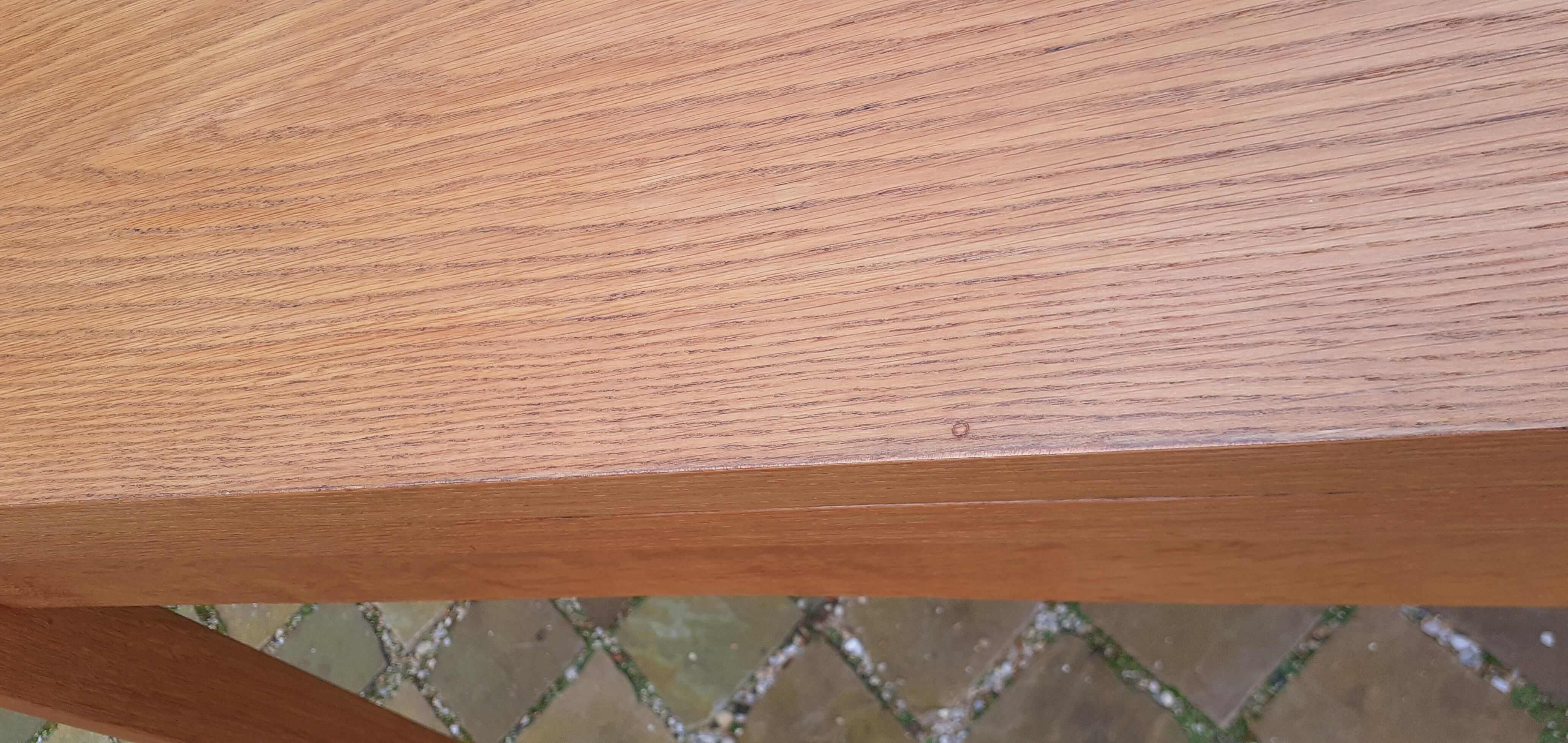 Table vintage wallet year 50 in light oak