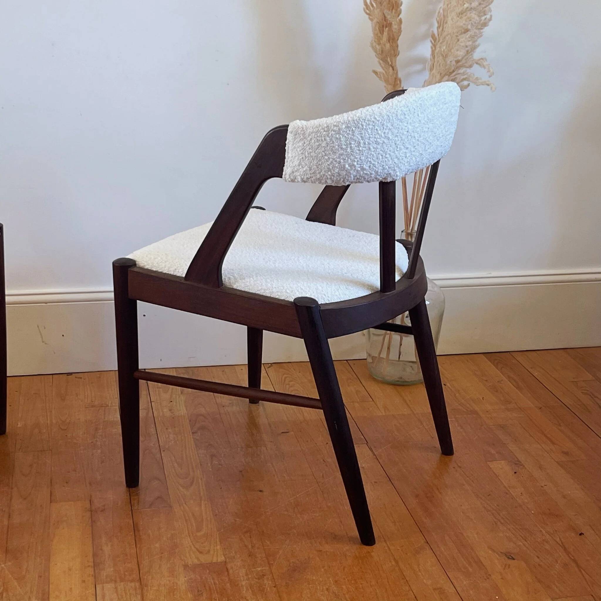 Vintage Scandinavian chair pair "Kirsa"