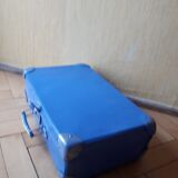 Vintage blue suitcase