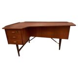 Peter Lovig Nielsen's Teak Boomerang Office, Denmark 1960