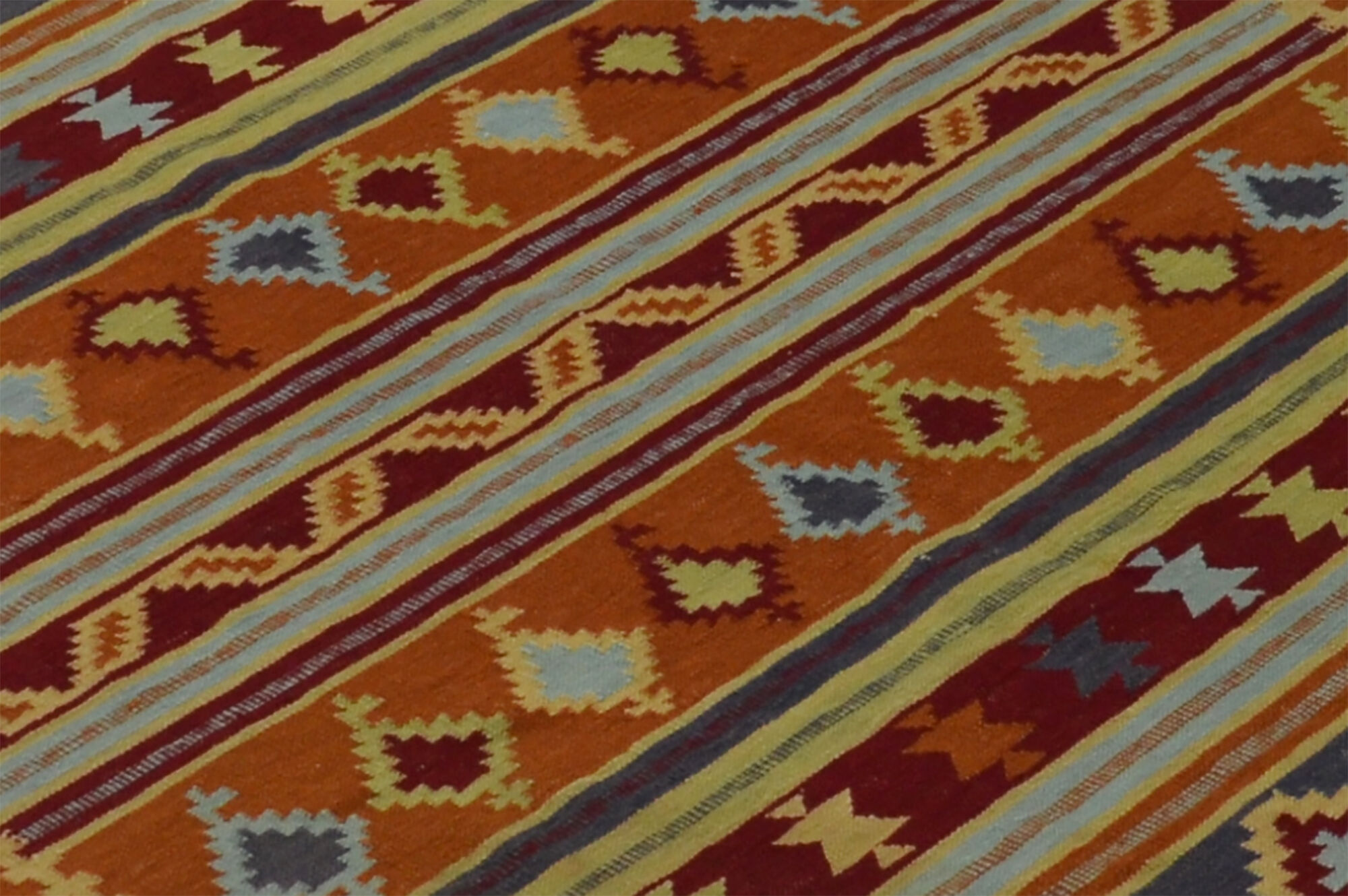 Anatolian handmade kilim rug 268 cm x 166 cm