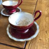 Cup and saucer signed a.dressinval