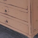 Patinated Directoire chest of drawers