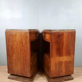 Pair of Art Deco style bedside tables