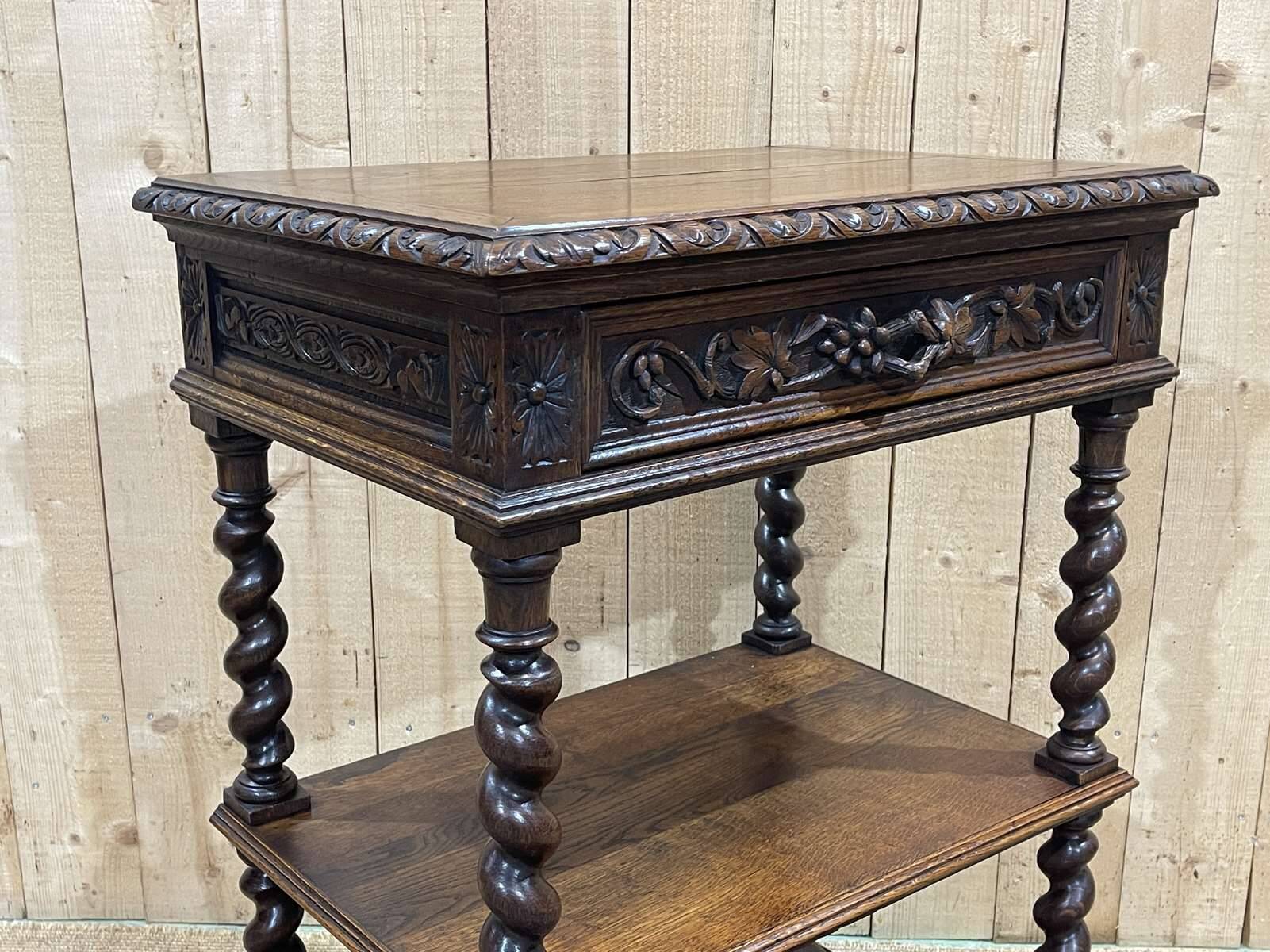 Henry II console in oak early 20th century