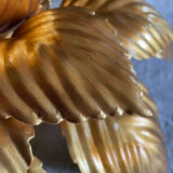 Ceiling lamp or golden flower sconce