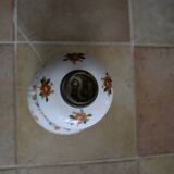 Orange flower porcelain lamp