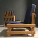 Rare pair of niko kralj 'dota' system lounge chairs, 1970's