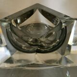 Murano glass ashtray by Flavio Poli for Seguso 60s