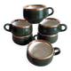 Série de 6 tasses vintage expresso Helvetia Express