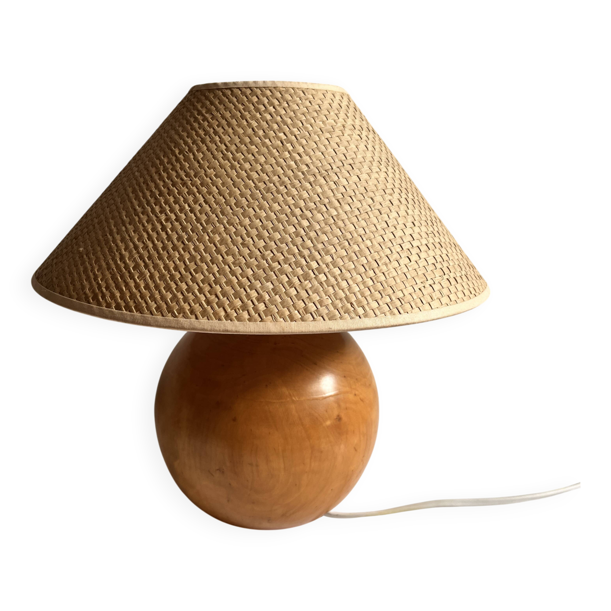 Lampe de chevet en bois
