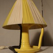 Petite lampe bougeoir vintage ceramique signée Vallauris