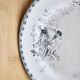 8 assiettes plates - Terre de fer - Choisy-le-roi