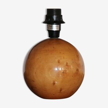 Wooden lamp base