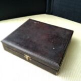 Box of 12 silver-plated teaspoons Shell model