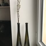 Vintage soliflores bottle duo 70s