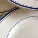 set of 9 flat plates of iron earth in 1920 Grigny fillets