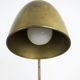 Original modernist brass metal table light made by Cosack attributed, Germany