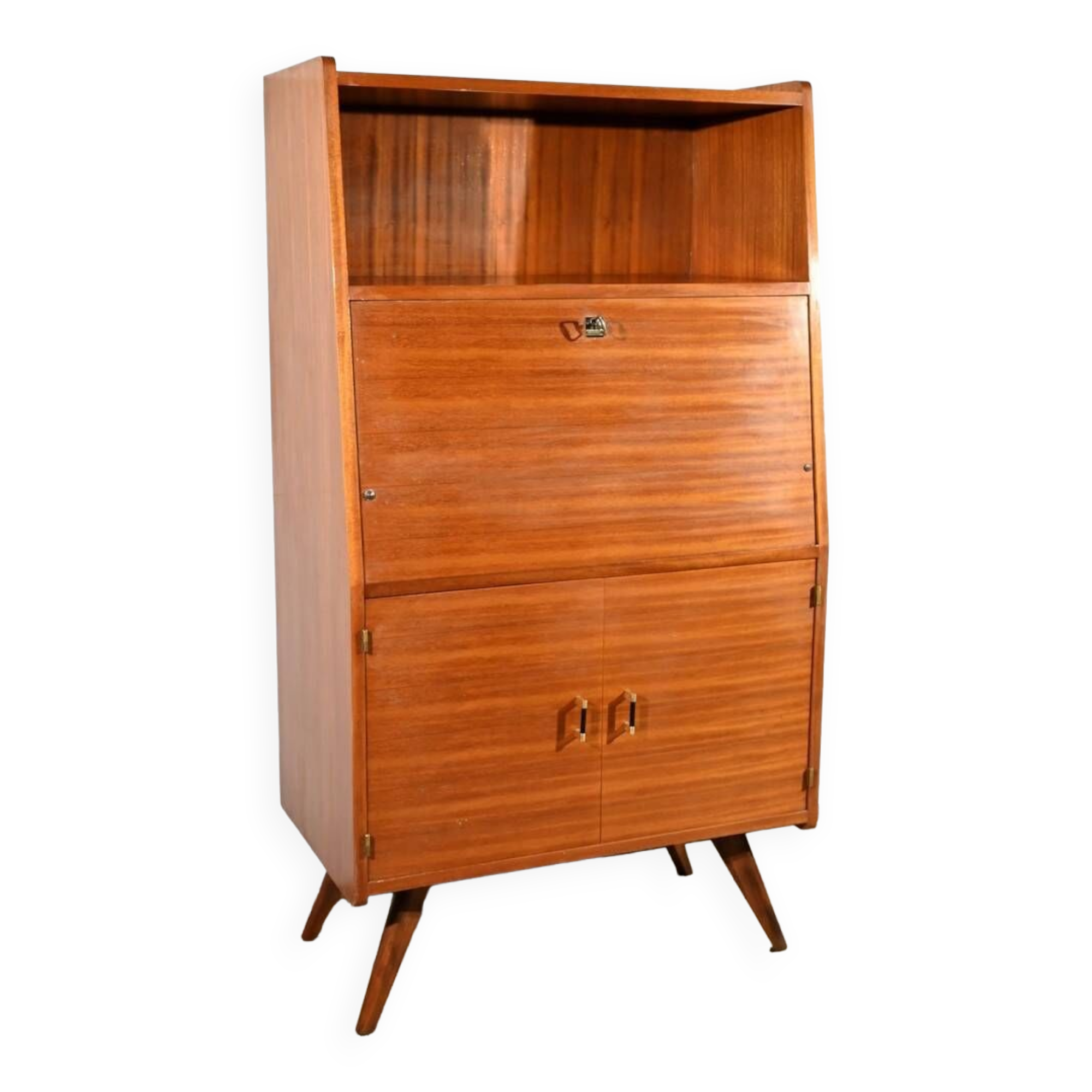 Sapelli mahogany secretary furniture – 1960s