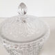 Old chiseled glass candy box