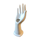 White ceramic hand-made vase by original 70s JMR