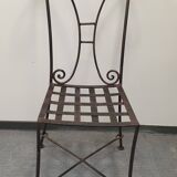 Wrought iron chairs