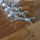 6 silver-plated knife rests