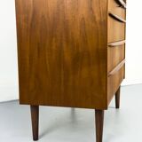 Secrétaire en teck de Chr. Møller, années 1960