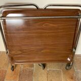Folding rolling table