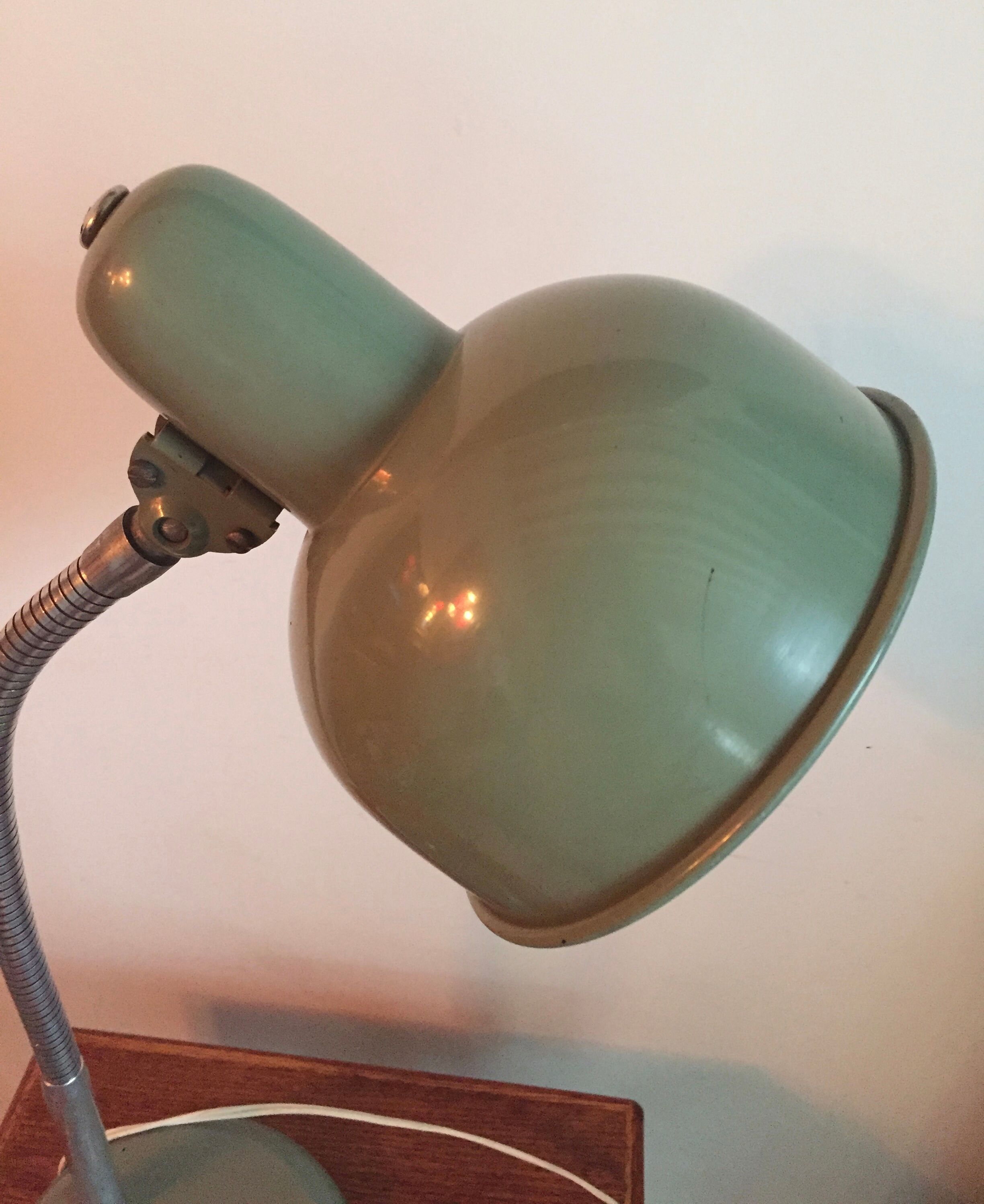 Lampe vintage kaki