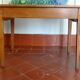 Cherry wood desk nineteenth century with a belt drawer 92 x 67 x 60 cm