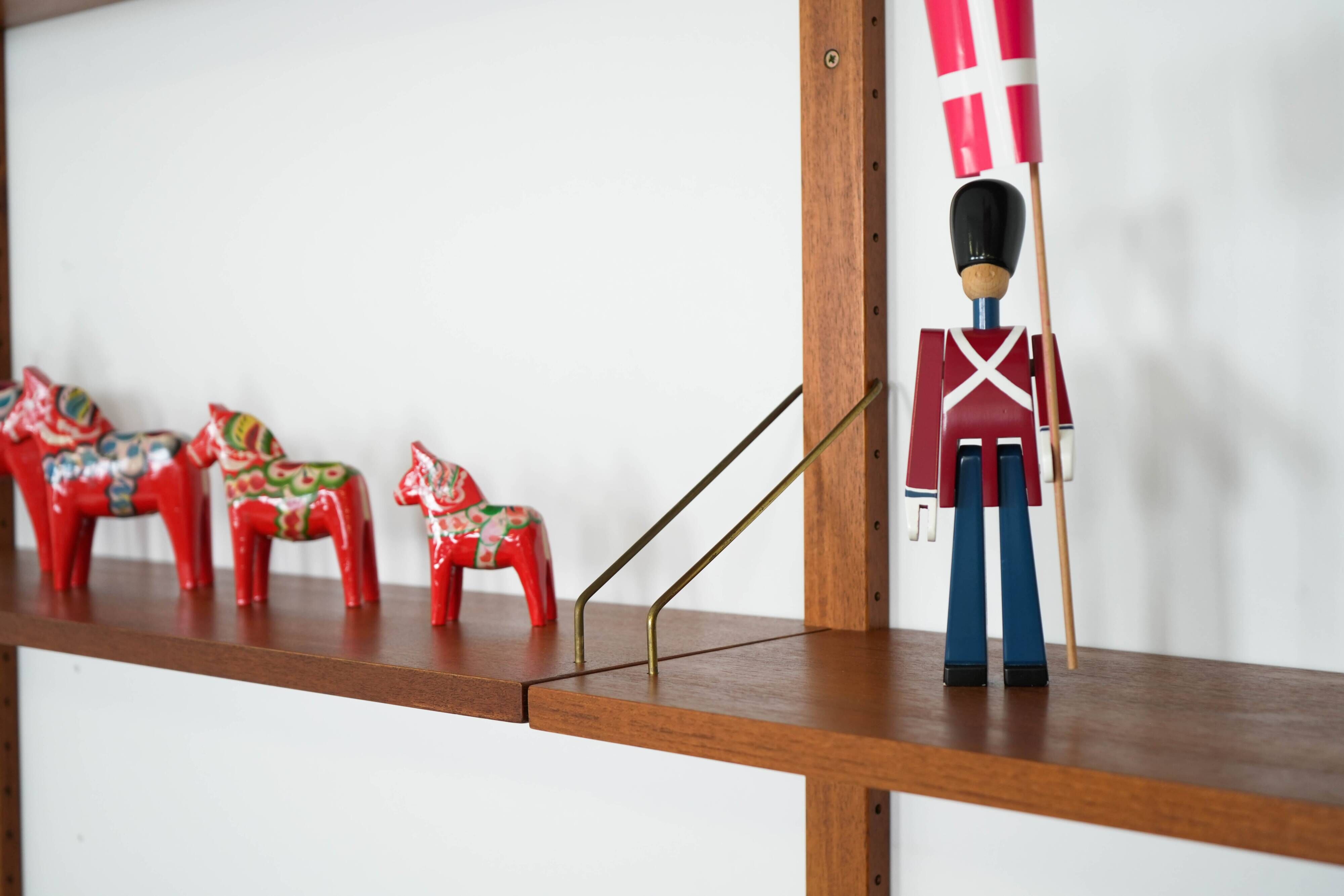 Teak modular shelving by Kjell Riise, Norway, 1960s