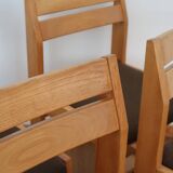 4 chairs sleigh Maison Regain