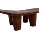 Vintage African hand-carved wooden Senufo stool bench design