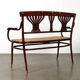Antique Thonet Art Nouveau canapé in beech, Austria, 20th century.