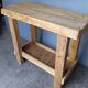 Solid wood work table