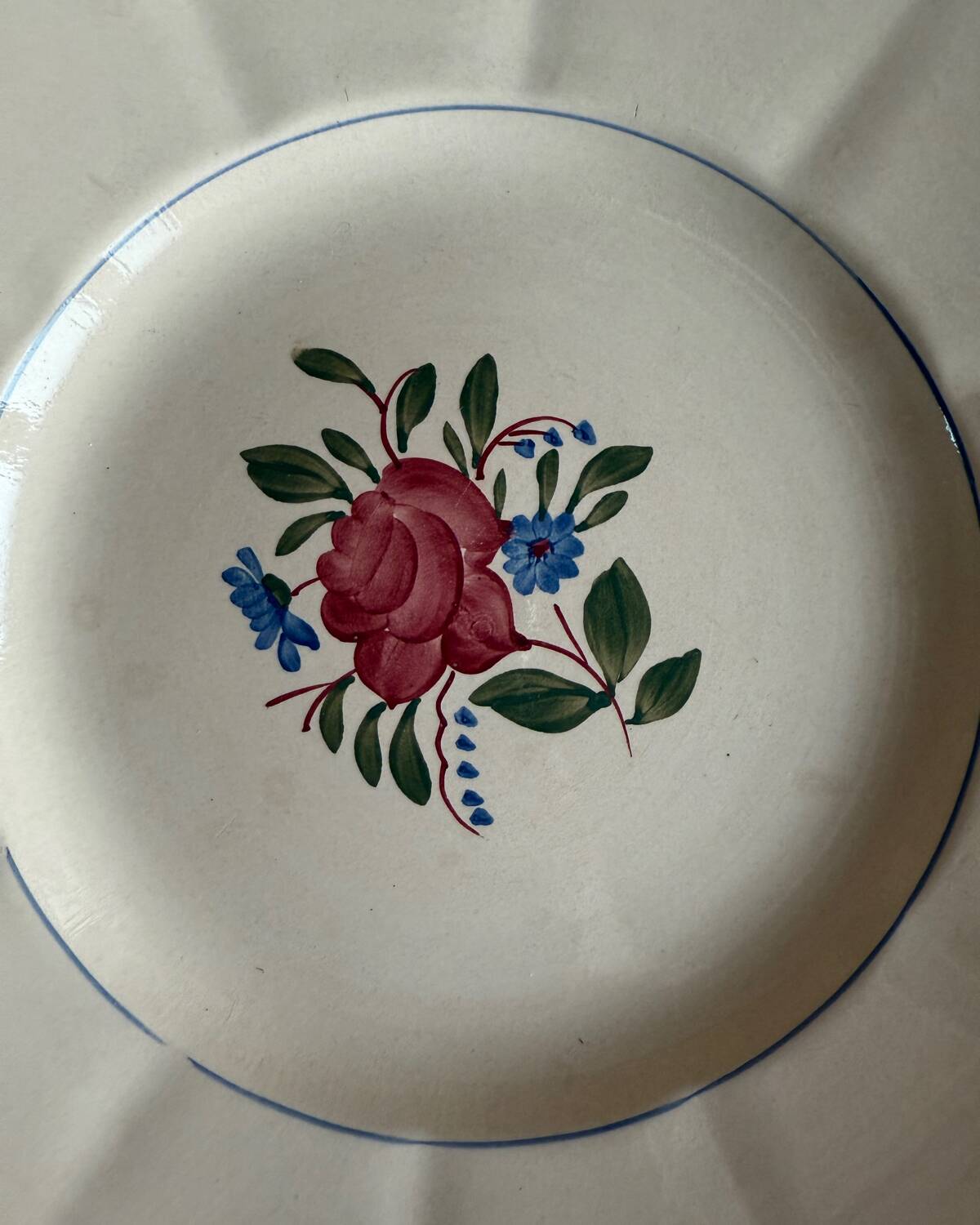 Iron earth dish Digoin Sarreguemines