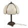 Art Deco mushroom lamp, Tiffany by Honsel Leuchten, 1970
