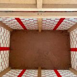 Vintage scoubidou storage chest 1960