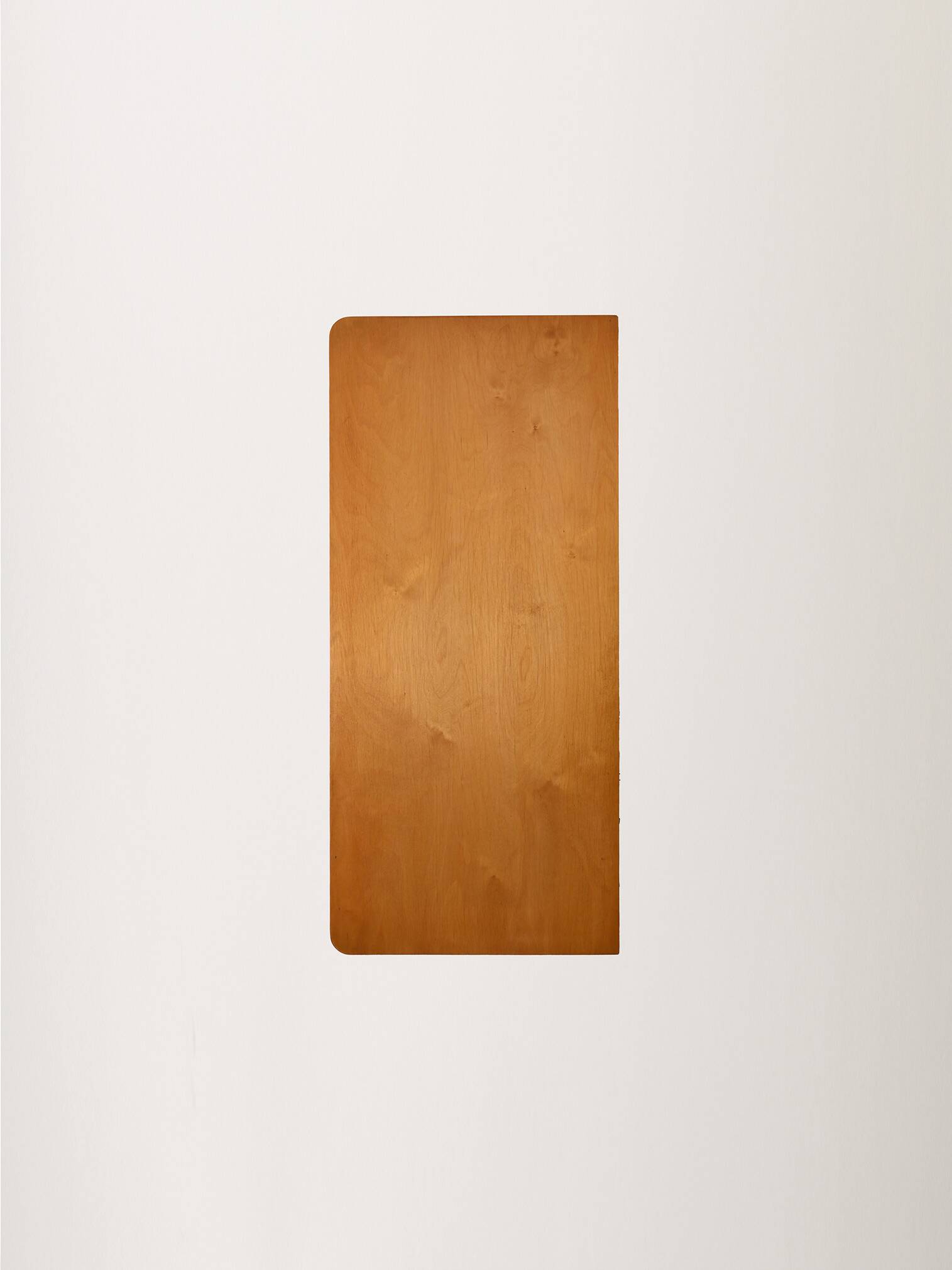 Scandinavian 1950s birch chest of drawers with brass handles