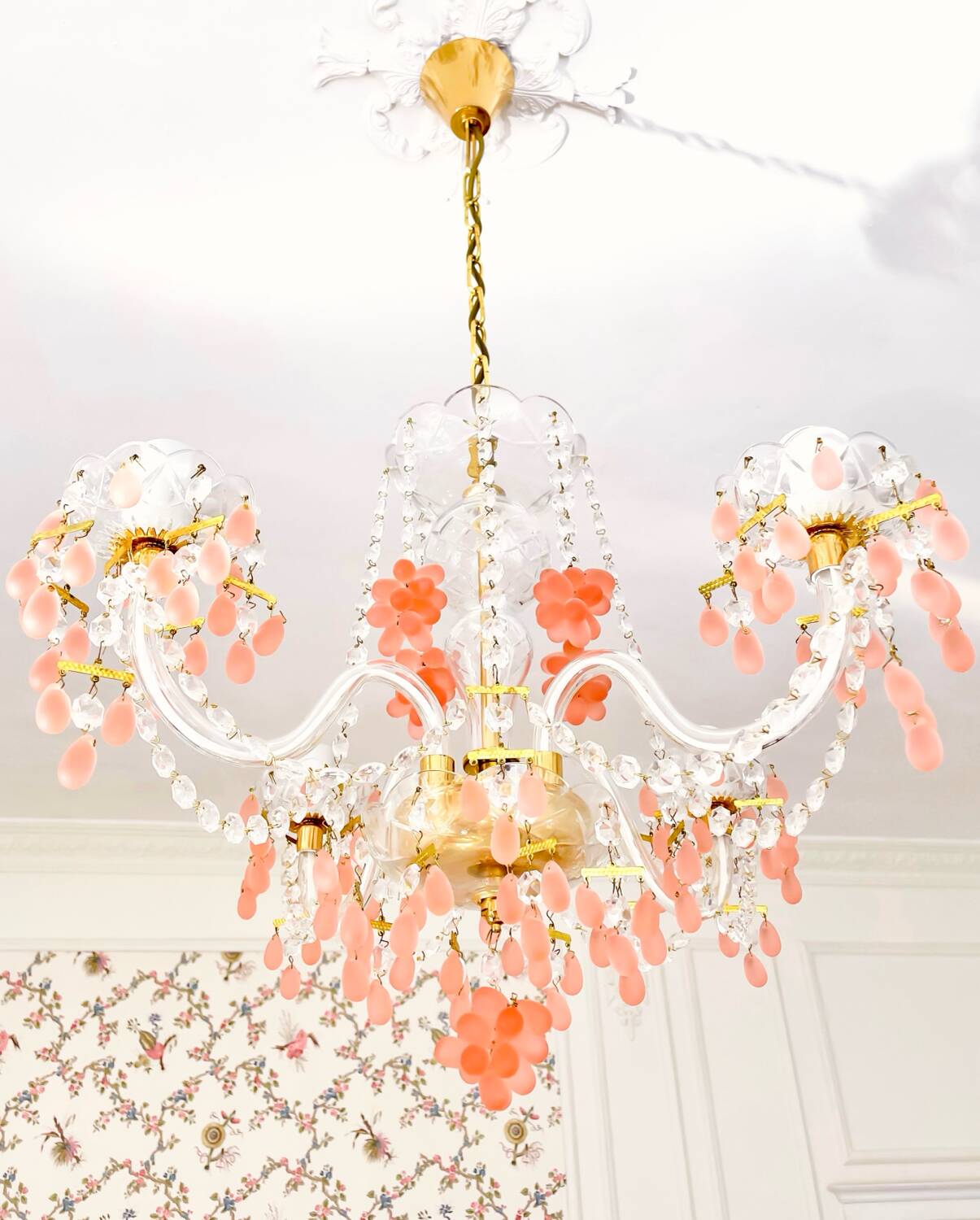 Lustre en cristal de Bohême par Václav Hanus – Élégance royale